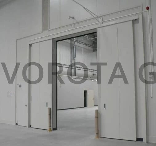 Противопожарные ворота Doorhan белые 2900х3400